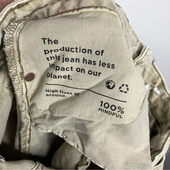 Pacsun Mom Jeans cream tan jeans size 28 - Picture 11 of 12